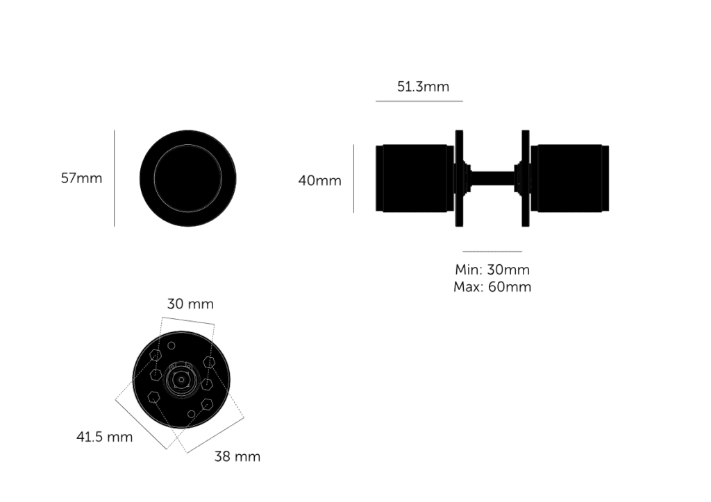 Дверная ручка Buster and Punch Knob liner схема