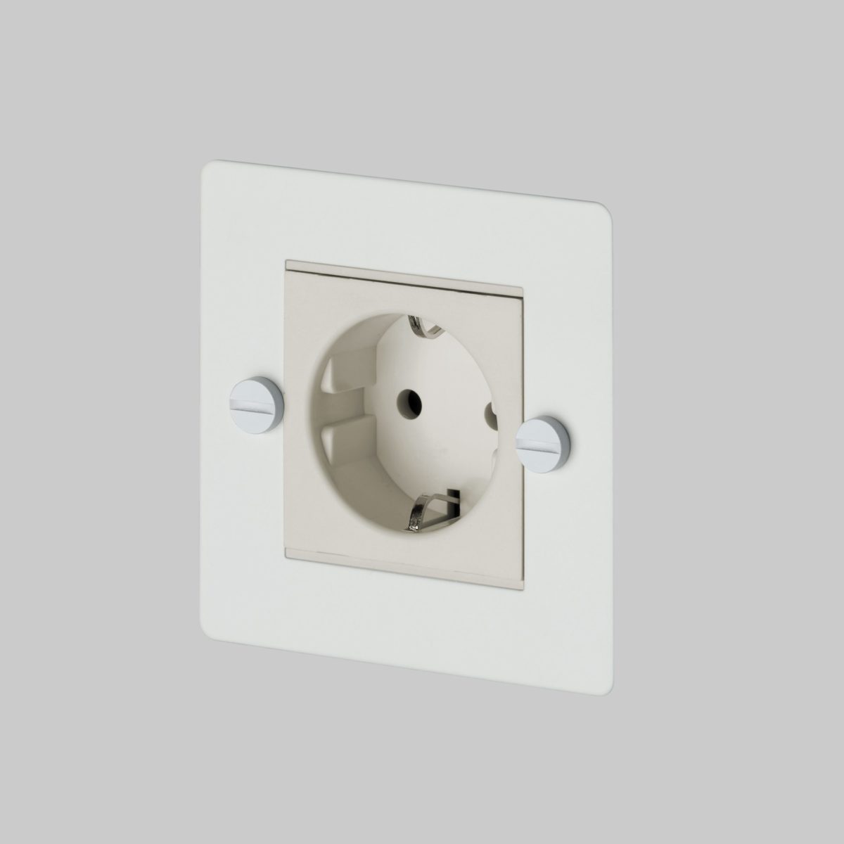 Розетка Buster and Punch 1G Euro socket white