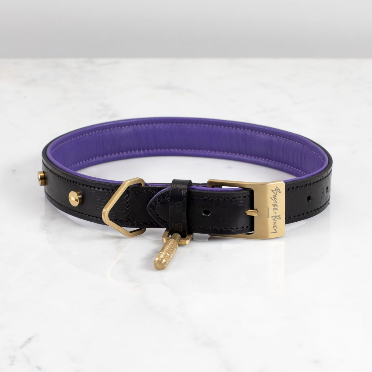 Собачий ошейник Buster and Punch Dog Collar brass