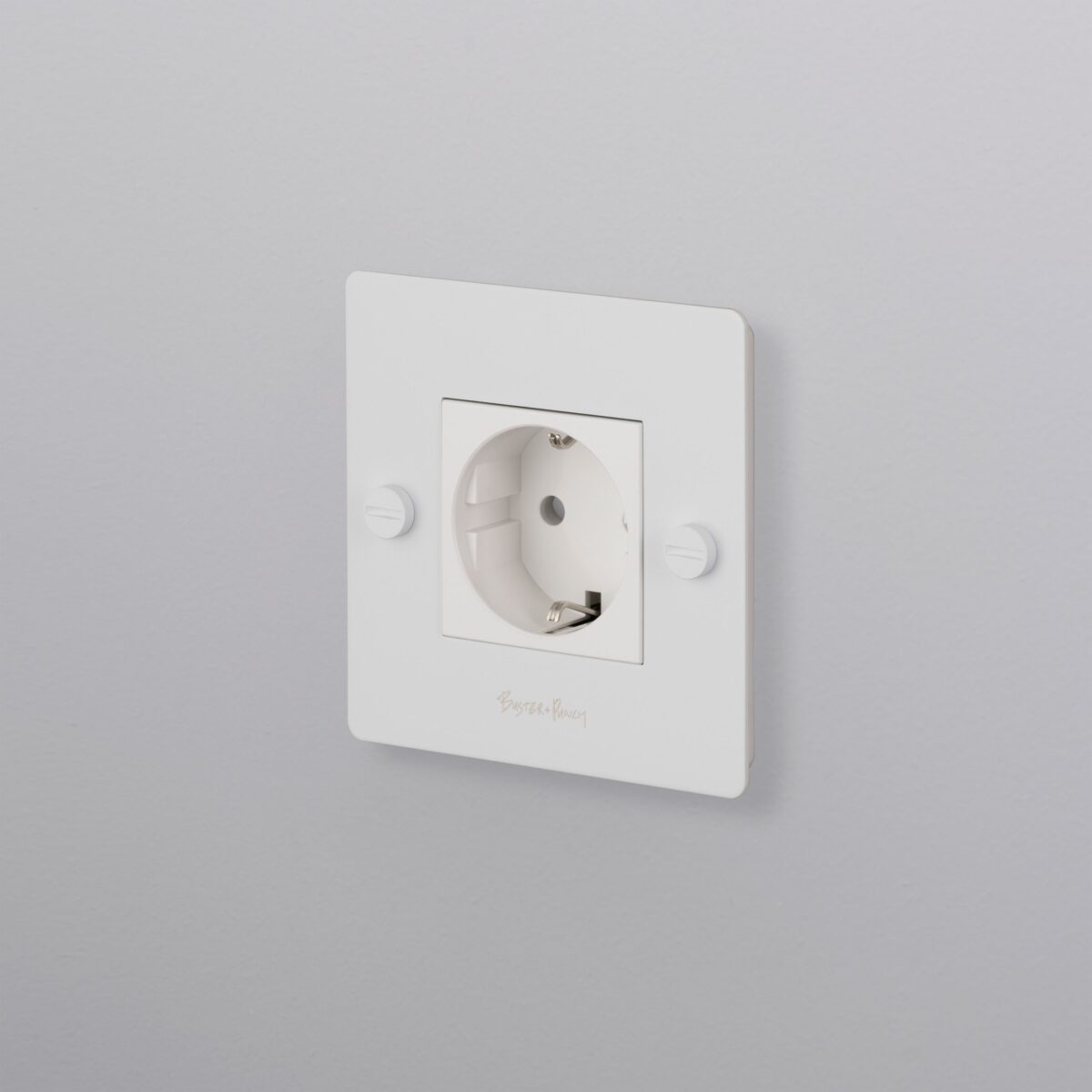 1G SOCKET WHITE