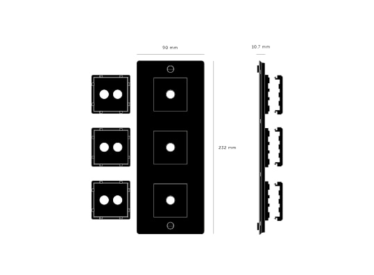 3G Wall Plate Vertical