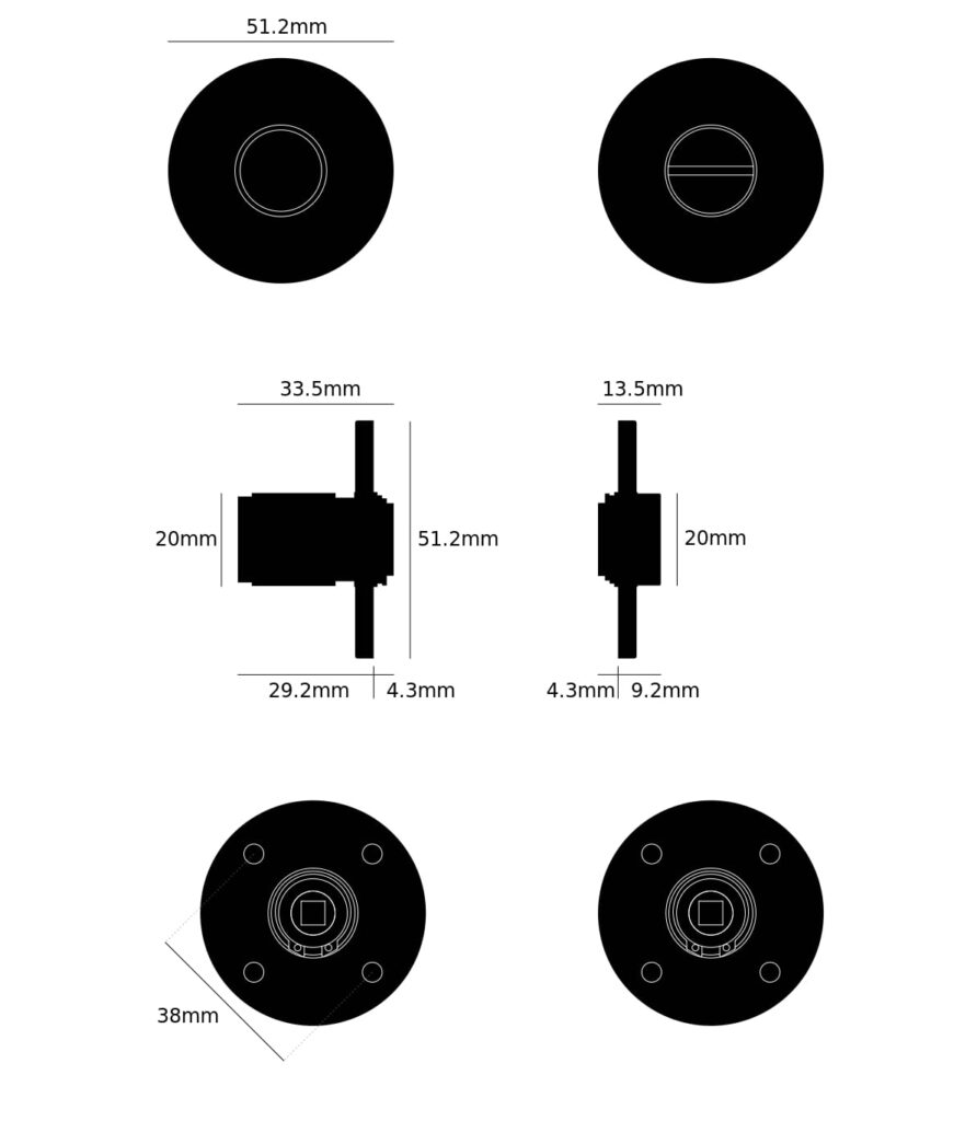 THUMBTURN LOCK CROSS