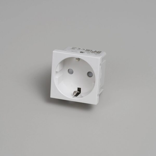 Модуль розетки SCHUKO SOCKET MODULE TYPE F 45MM WHITE