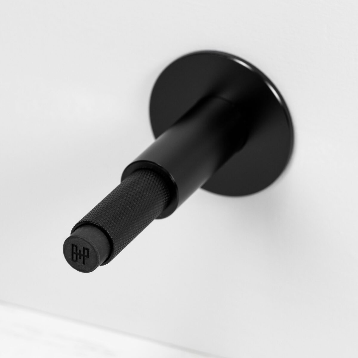 Стопор настенный DOOR STOP WALL BLACK 2