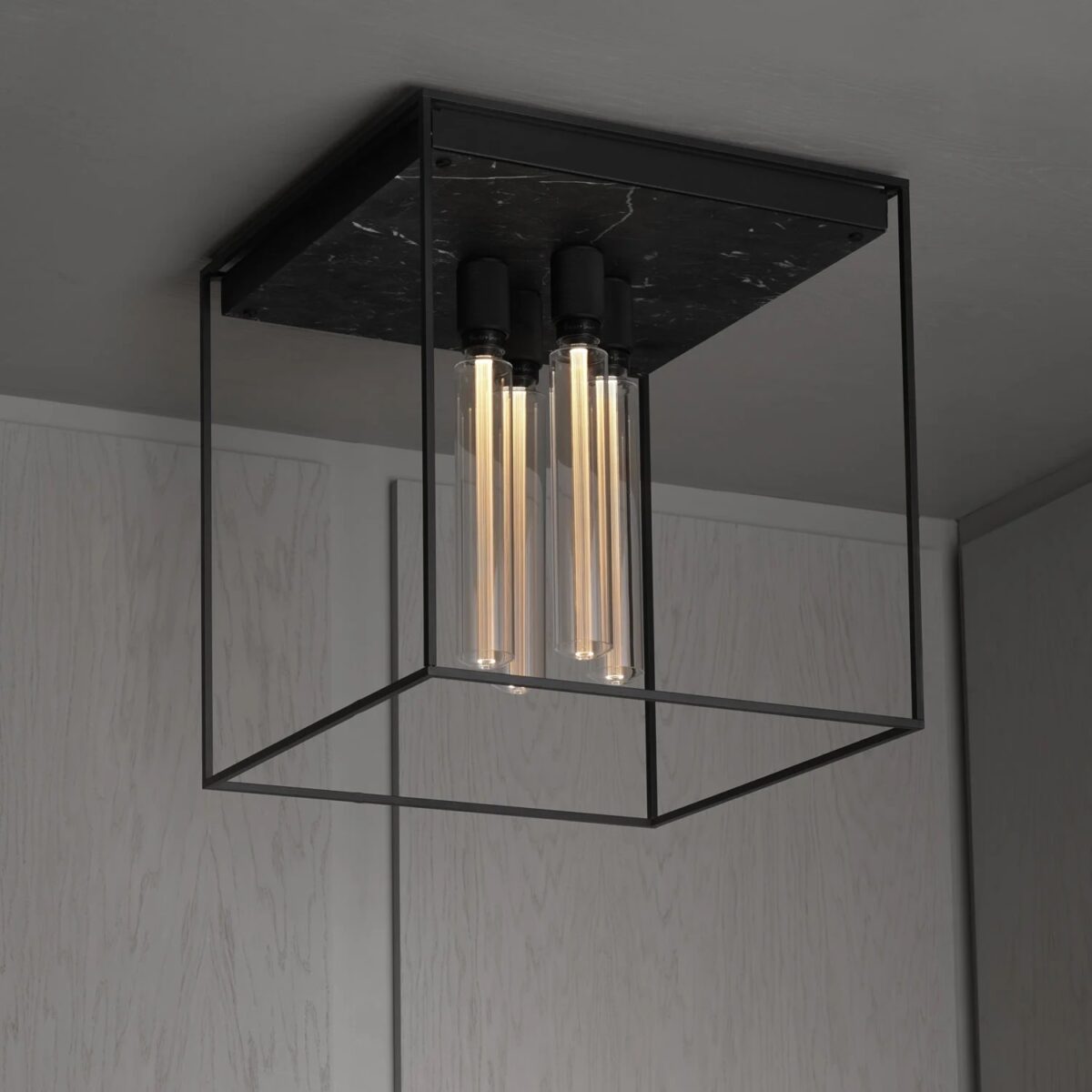 Светильник Buster and Punch CAGED CEILING 4.0 BLACK MARBLE