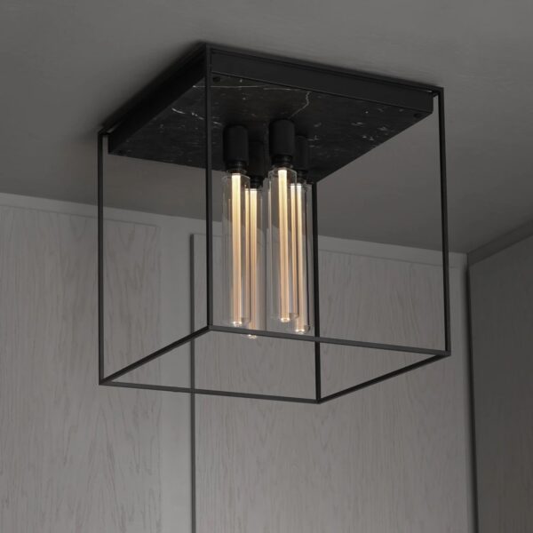 Светильник Buster and Punch CAGED CEILING 4.0 BLACK MARBLE