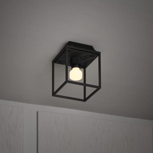 Светильник Buster and Punch CAGED CEILING SMALL BLACK MARBLE