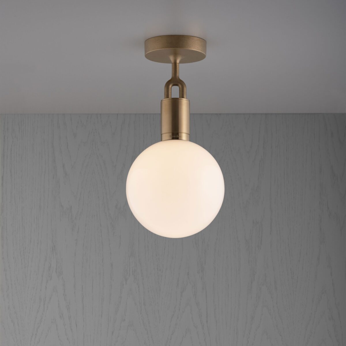 Светильник Buster and Punch FORKED CEILING OPAL MEDIUM BRASS