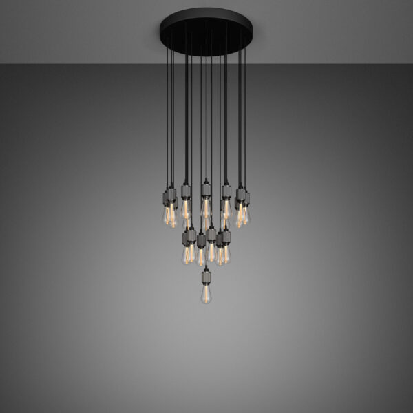 Светильник Buster and Punch HEAVY METAL LINEAR CLASSIC CHANDELIER GUN METAL